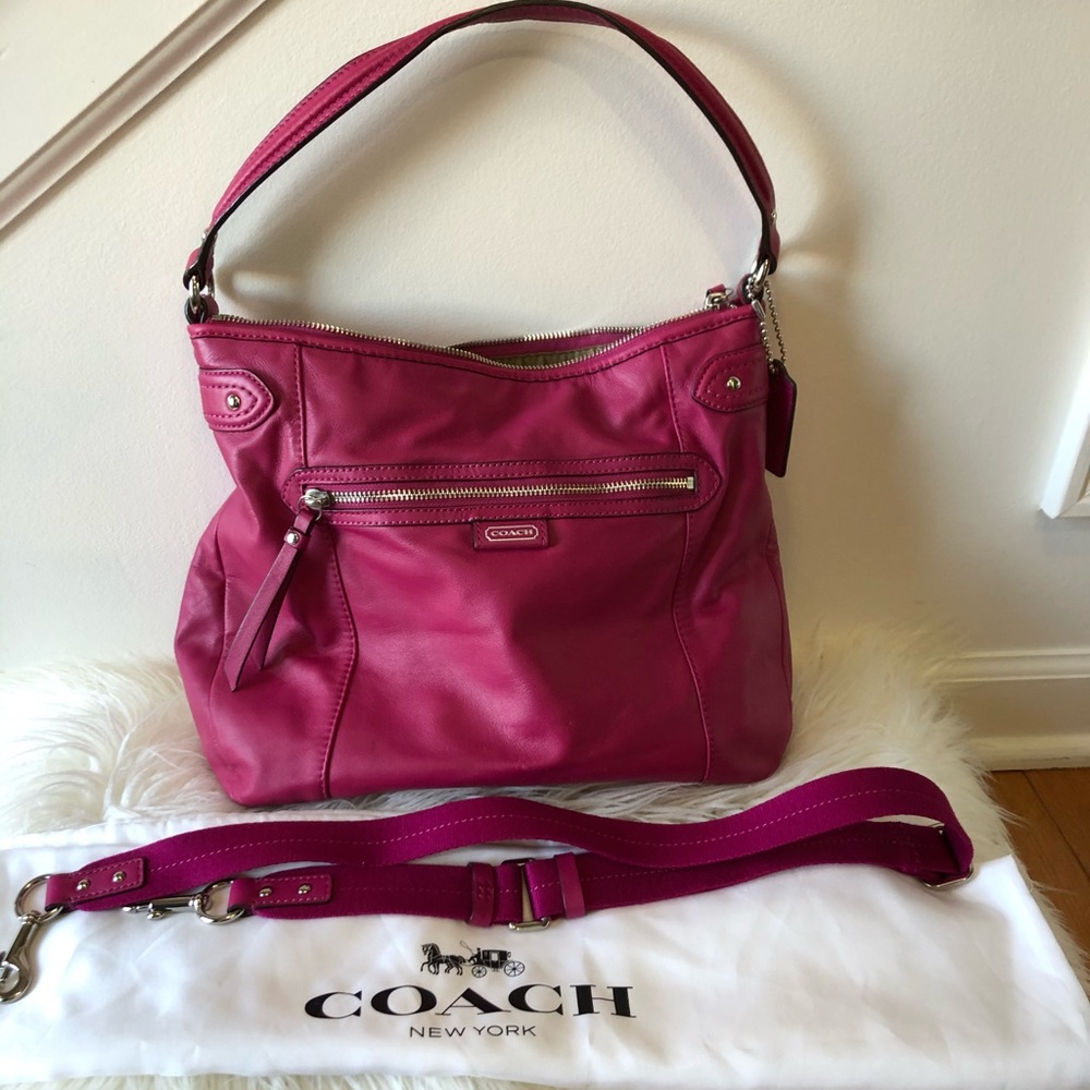 Coach Leather Daisy Convertible Bag